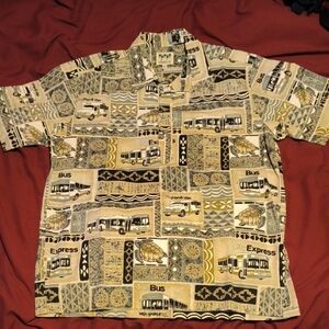 Hawaii I.d. Graphic Women's Blouse